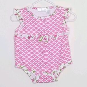 First Impressions Floral Bodysuit Onesie 3-6m